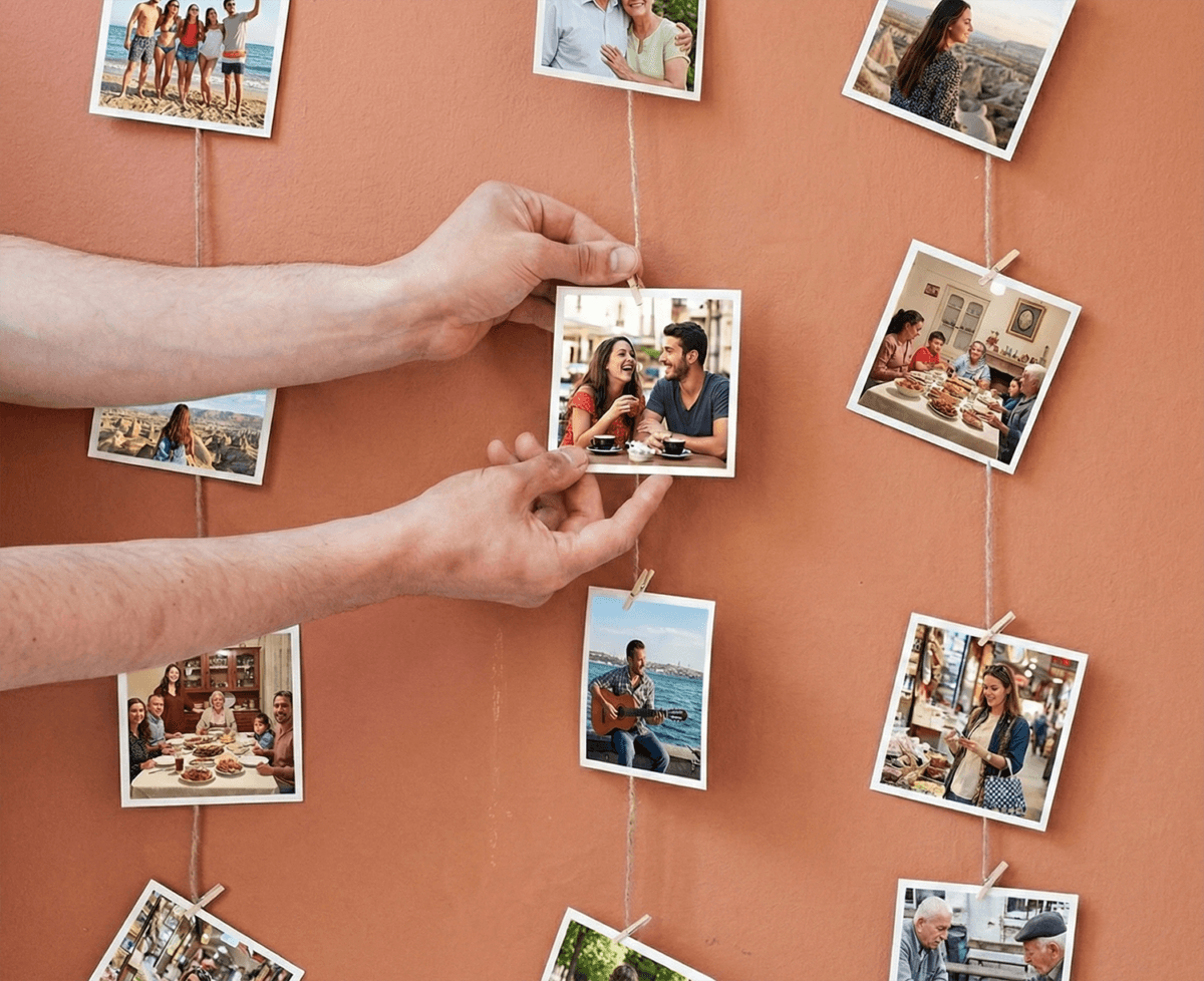 Mini Kare Fotoğraf Baskısı - 82 Adet - Görsel 2