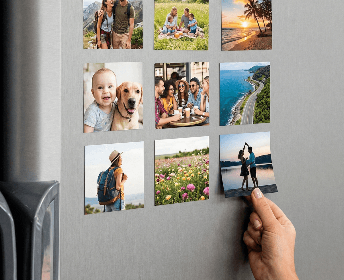 Kare Magnet - 6 Adet - Görsel 2