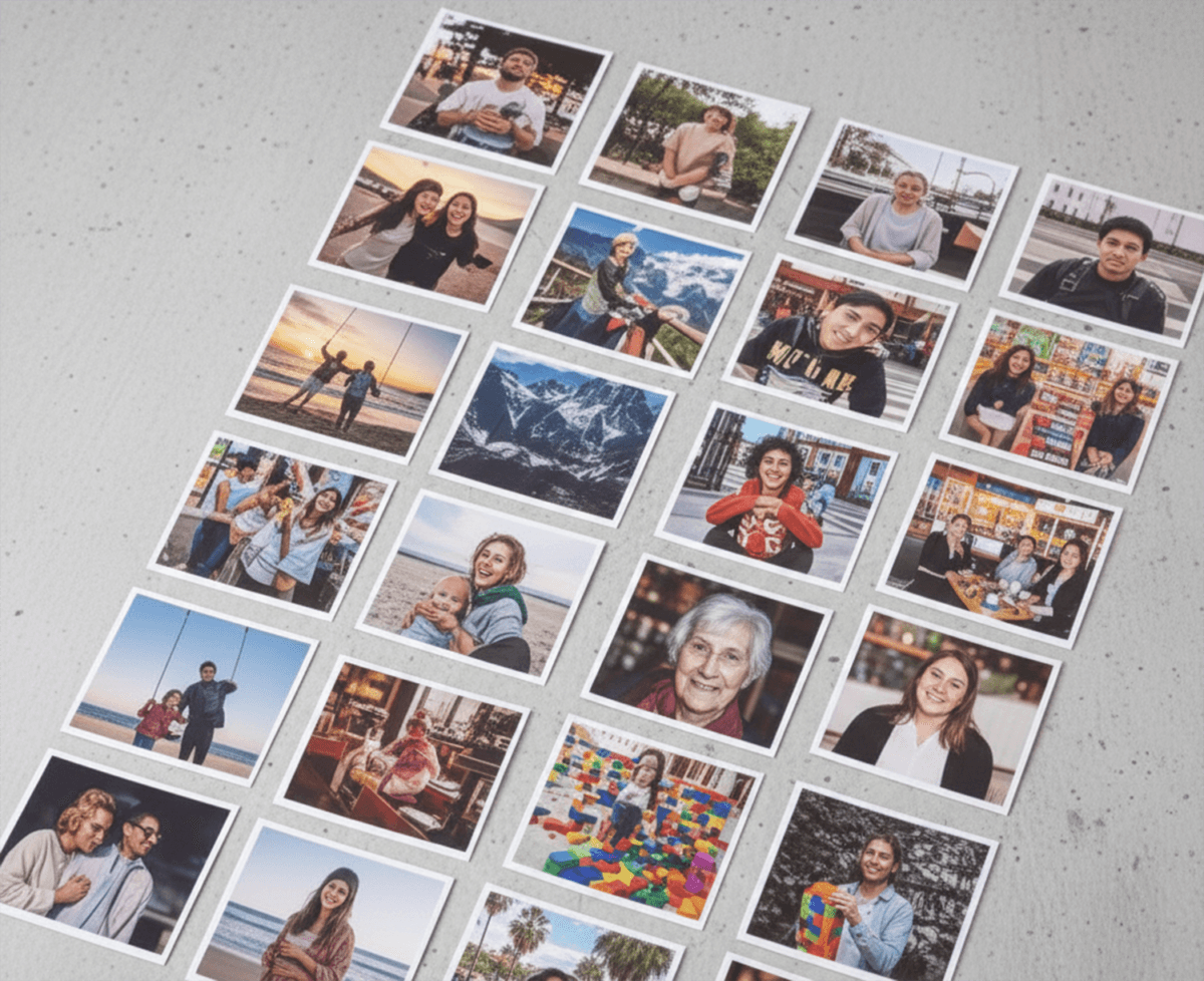 Mini Kare Fotoğraf Baskısı - 82 Adet - Görsel 4